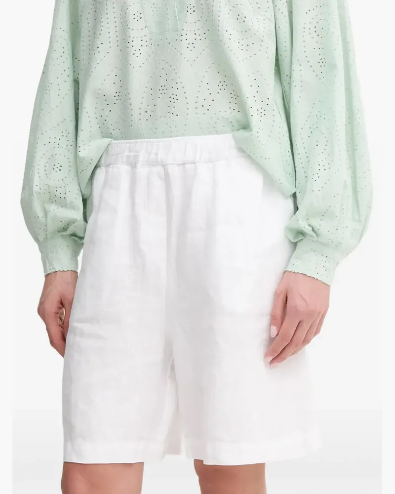 Mos Mosh MMEmmie elasticated linen shorts - Weiß Weiß