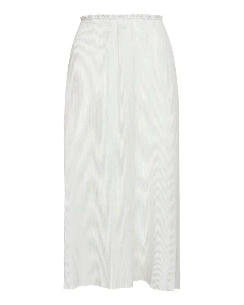 Co ruffle asymmetric hem skirt - Weiß Weiß