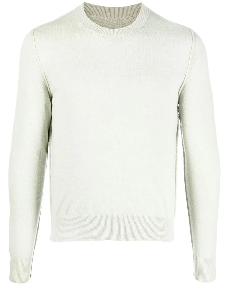 Maison Margiela Kaschmirpullover mit rundem Ausschnitt - Grün Grün