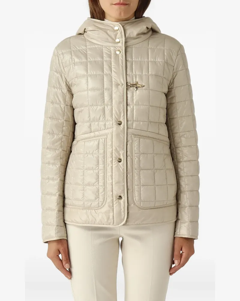 Fay hooded quilted jacket - Nude Nude