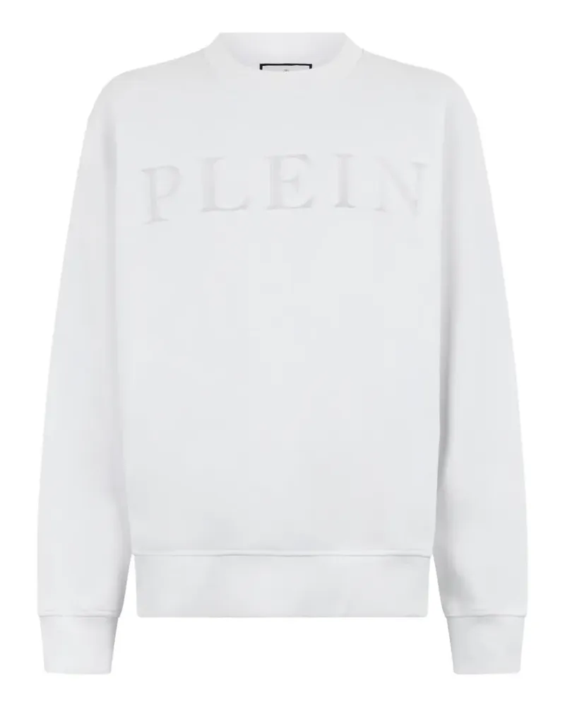 Philipp Plein Sweatshirt mit Logo-Stickerei - Weiß Weiß