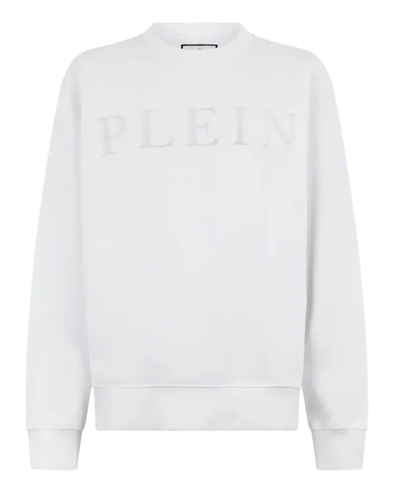 Philipp Plein Sweatshirt mit Logo-Stickerei - Weiß Weiß