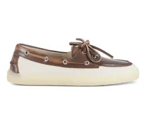 Loafer mit Schnürung - Braun