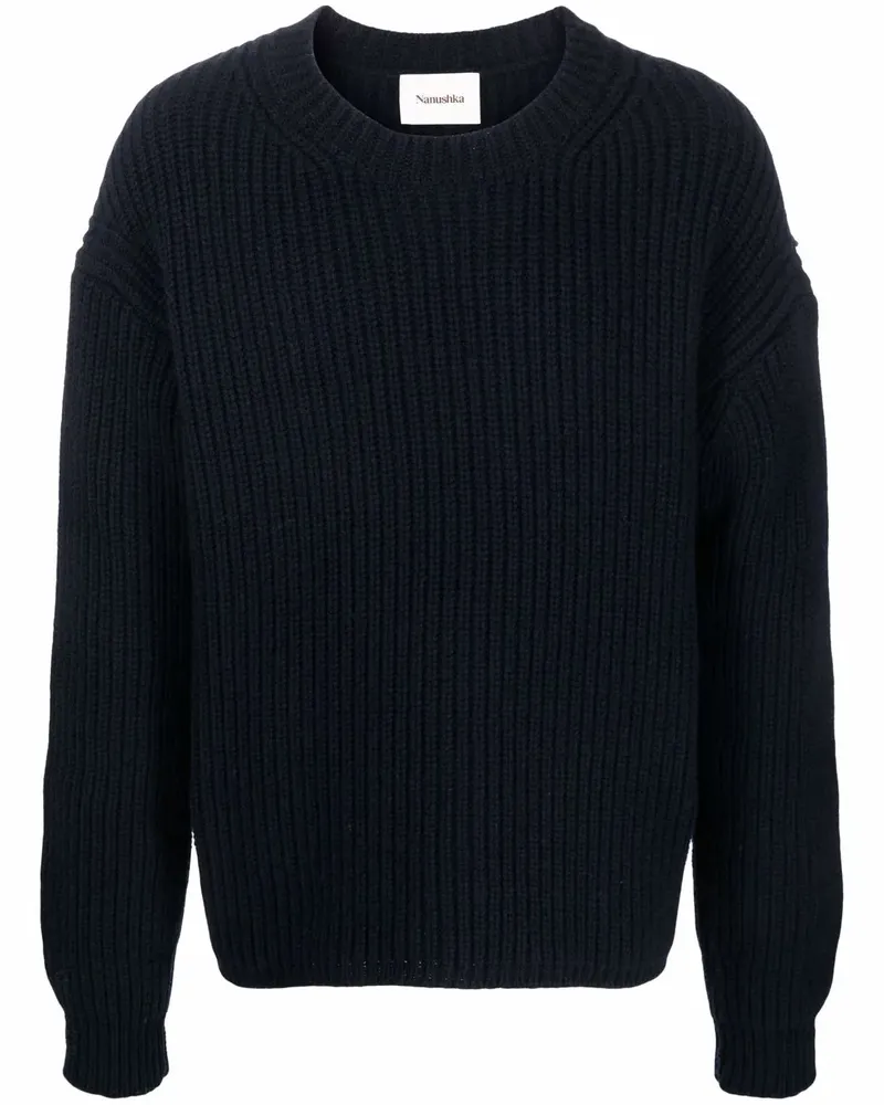 Nanushka Kaschmirpullover mit Rundhalsausschnitt - Blau Blau