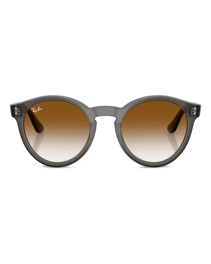 Ray Ban Sonnenbrille mit rundem Gestell - Grau Grau