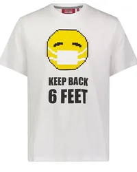 Mostly Heard Rarely Seen Keep Back' T-Shirt Weiß