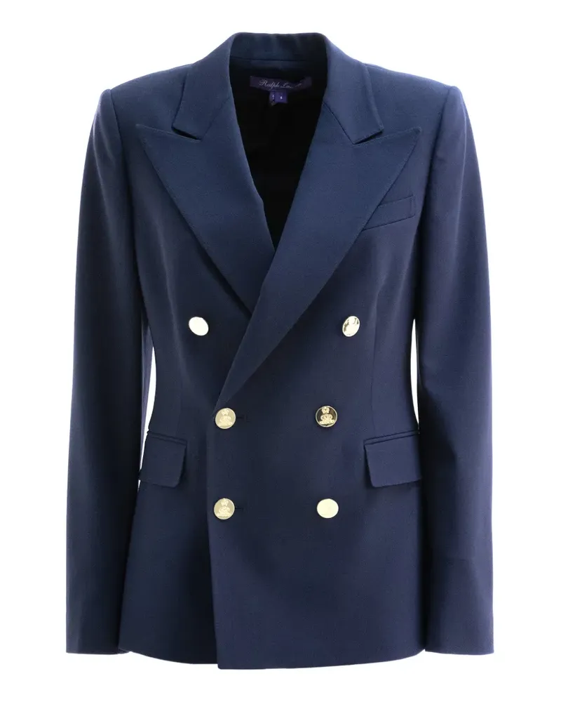 Ralph Lauren Doppelreihiger Blazer - Blau Blau