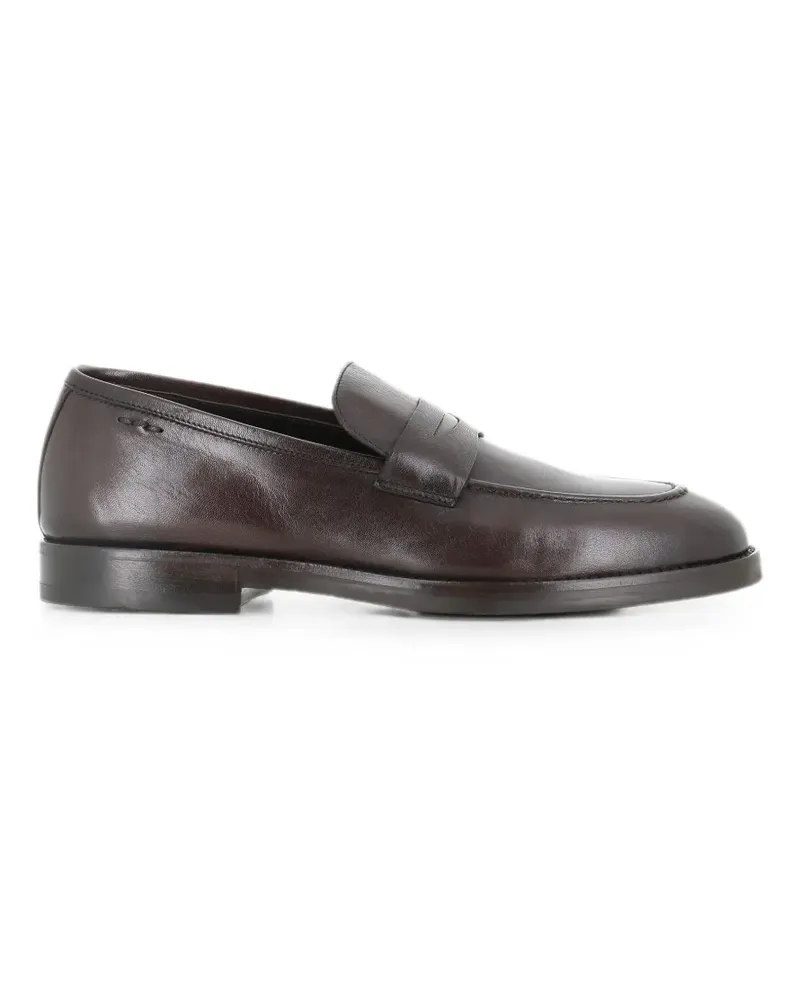 Alexander Hotto leather loafers - Braun Braun