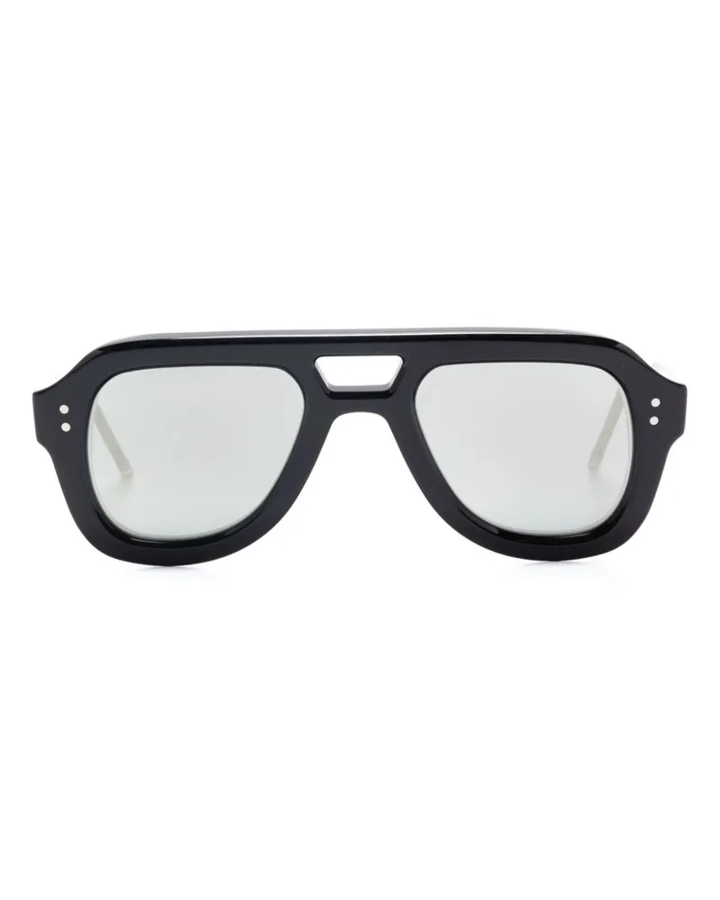 Thom Browne Getönte Pilotenbrille - Schwarz Schwarz