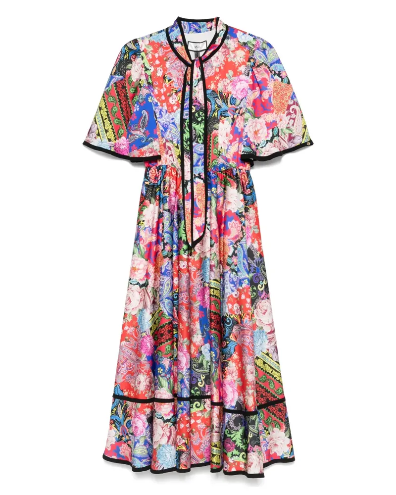 NISSA Kleid mit Paisley-Print - Rot Rot