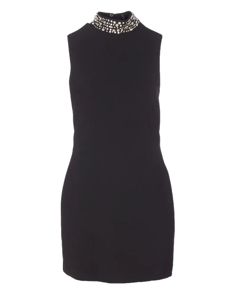 Liu Jo Minikleid mit Kristallen - Schwarz Schwarz