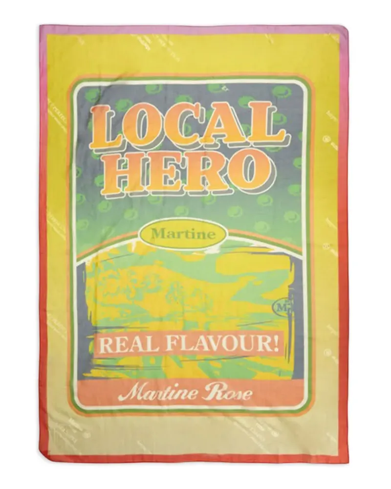 Martine Rose Gemusterter Local Hero Pareo - Gelb Gelb