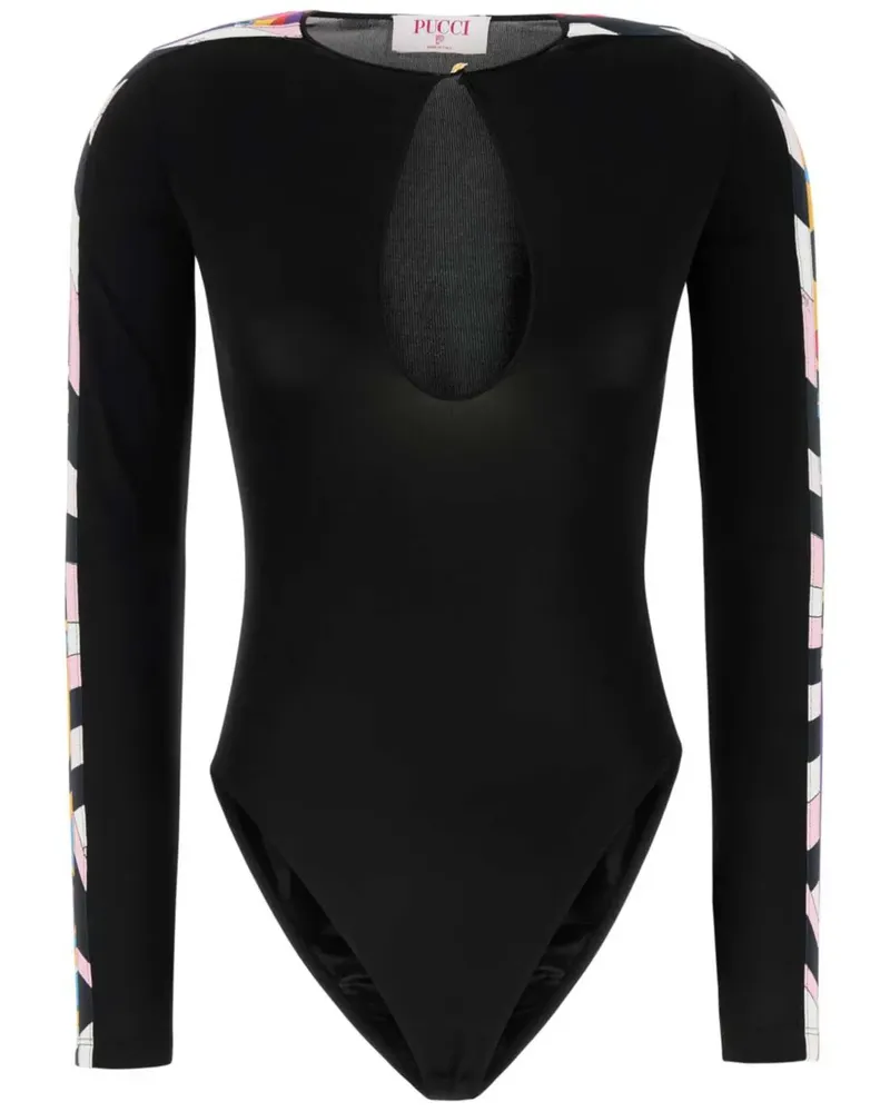 Emilio Pucci Body mit Cut-Outs - Schwarz Schwarz