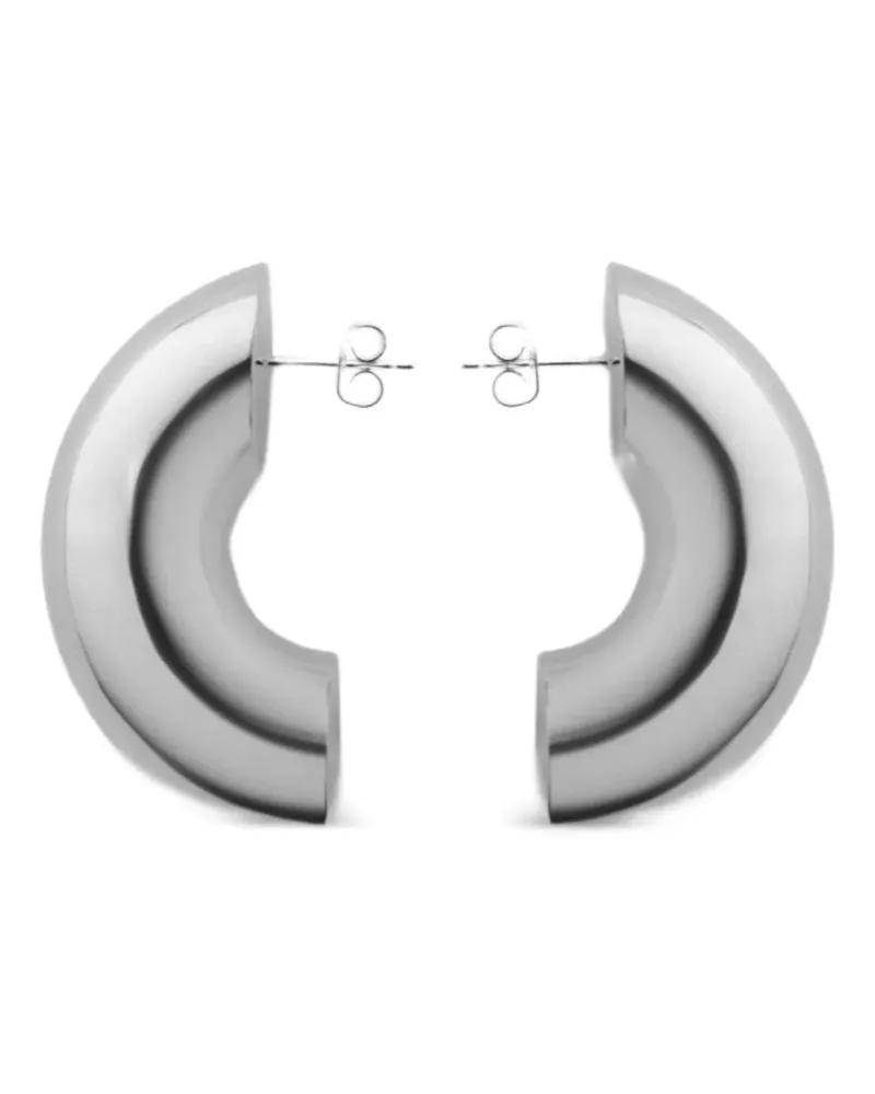 ÉLIOU chunky hoop earrings - Silber Silber