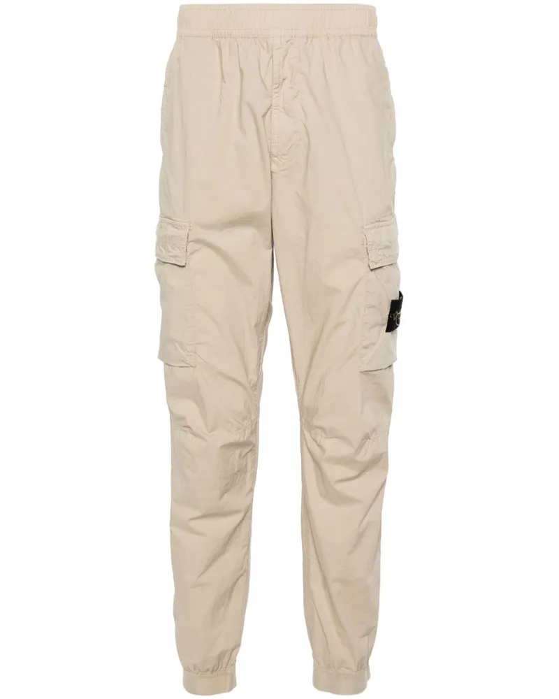 Stone Island Halbhohe Tapered-Cargohose - Nude Nude