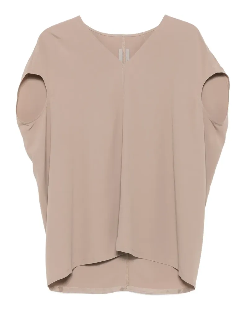 Rick Owens Top mit V-Ausschnitt - Braun Braun