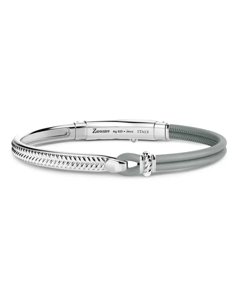 ZANCAN Armband mit Logo-Gravur - Grau Grau