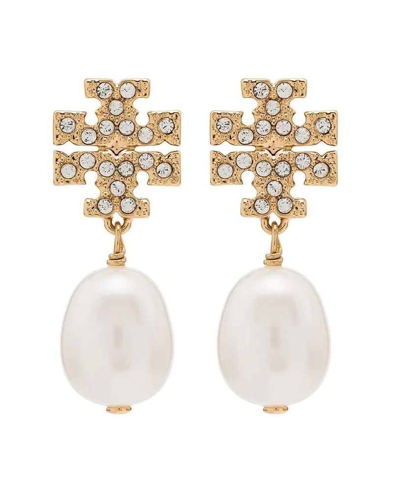 Tory Burch Kira Ohrringe mit Perlen - Gold Gold