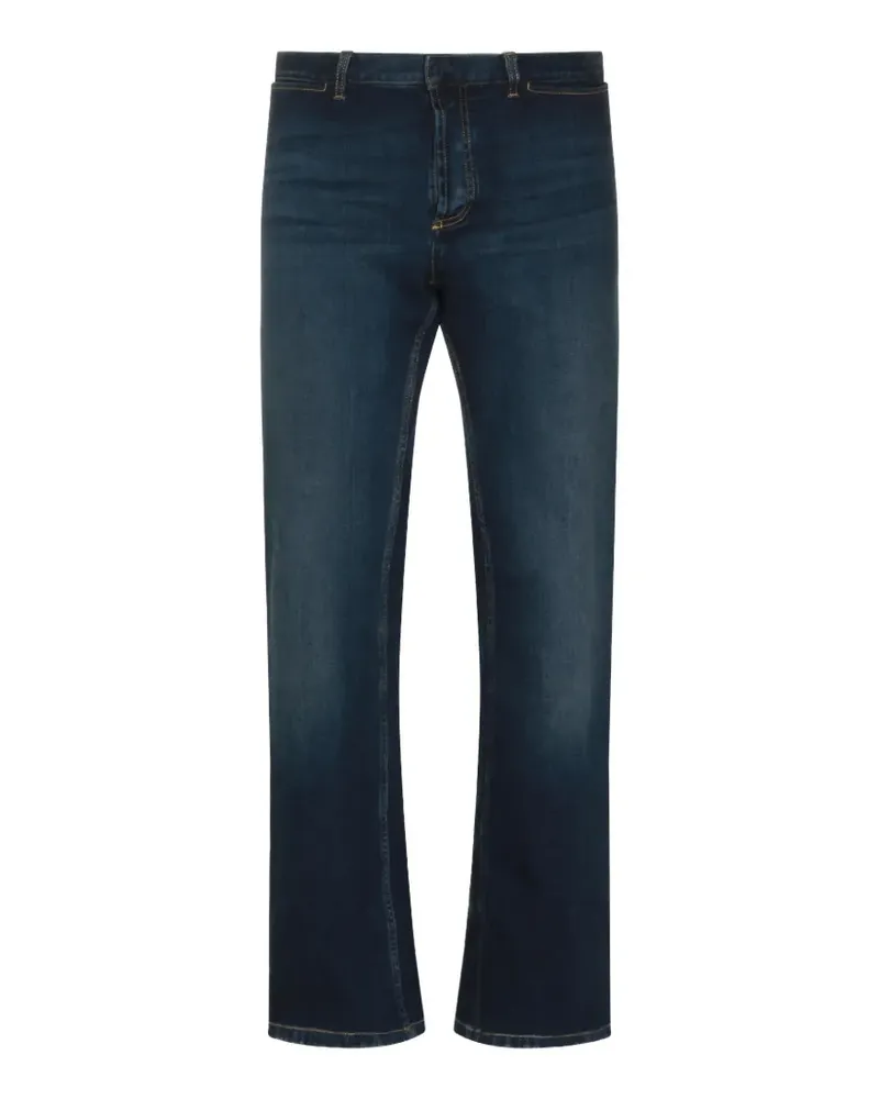 Gucci Ausgeblichene Straight-Leg-Jeans - Blau Blau