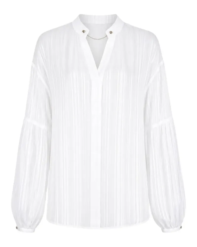 Liu Jo Bluse mit plissierten Details - Weiß Weiß