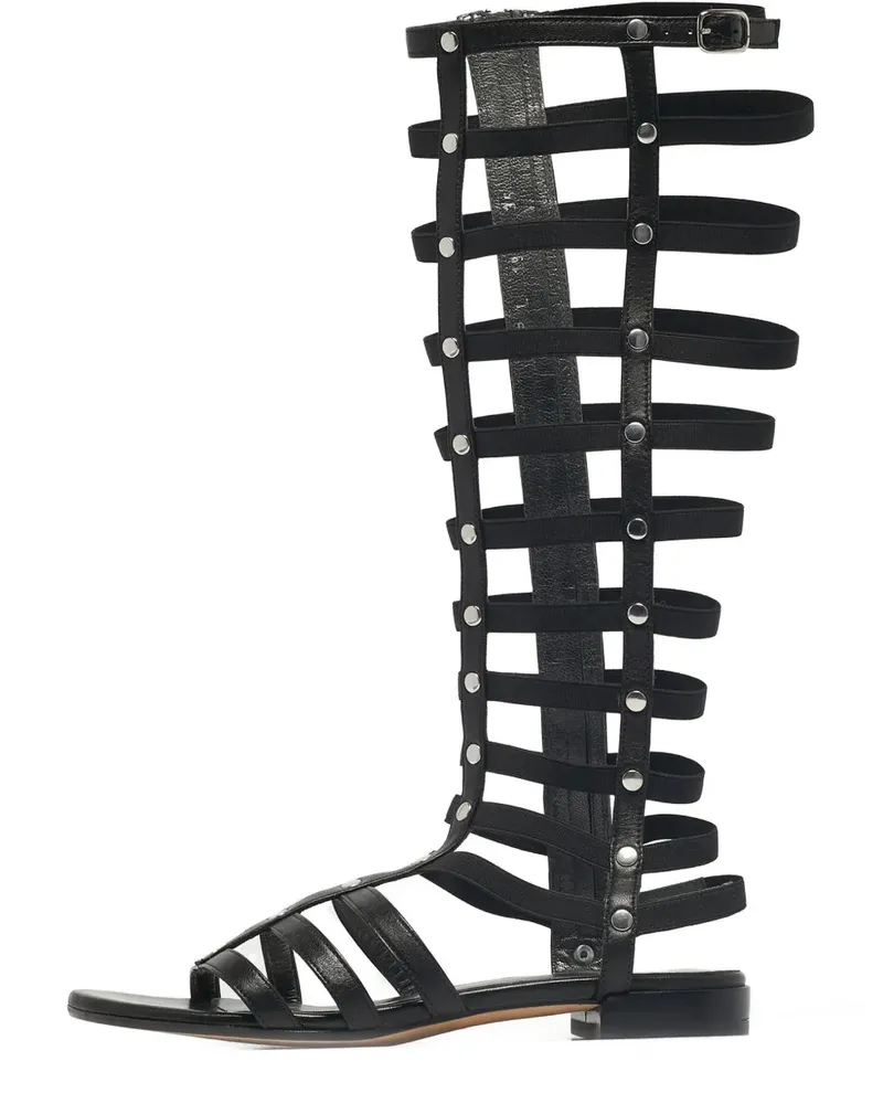 Stuart Weitzman Gladiator Sandalen - Schwarz Schwarz
