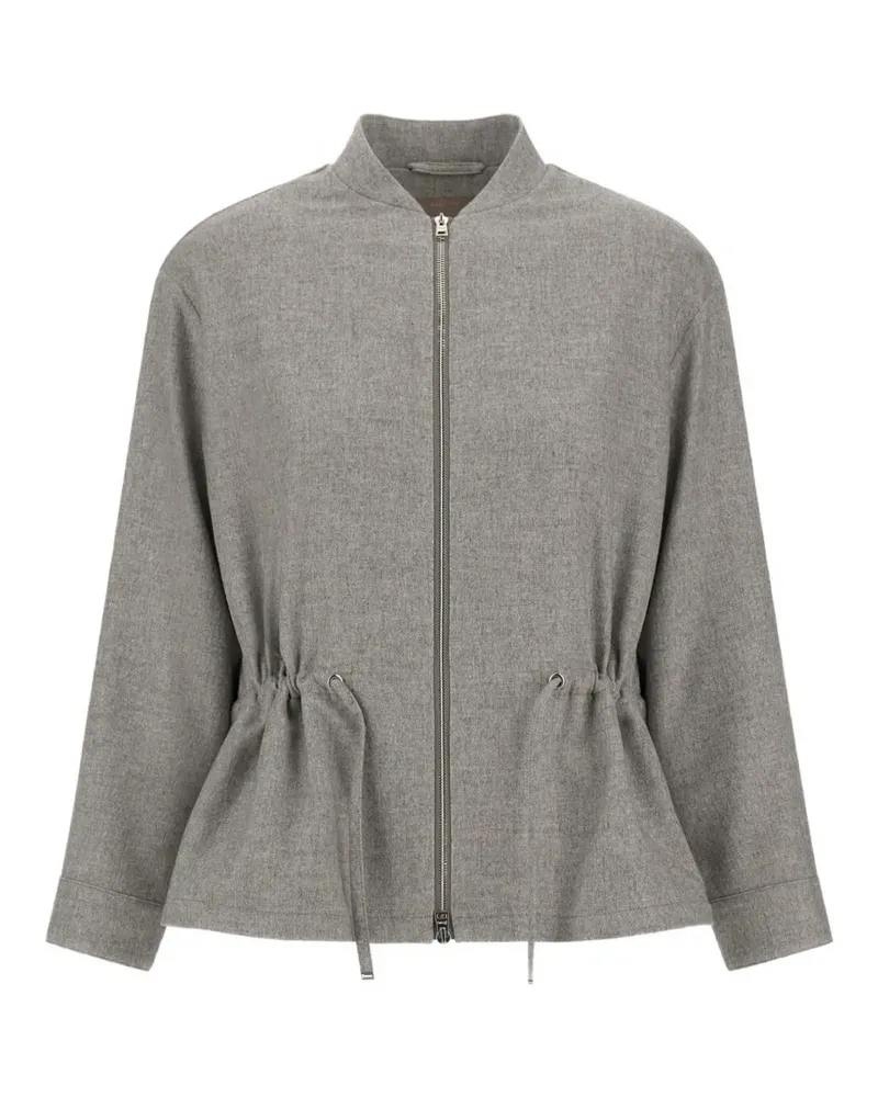 Herno Resort Parka mit Kordelzug - Grau Grau