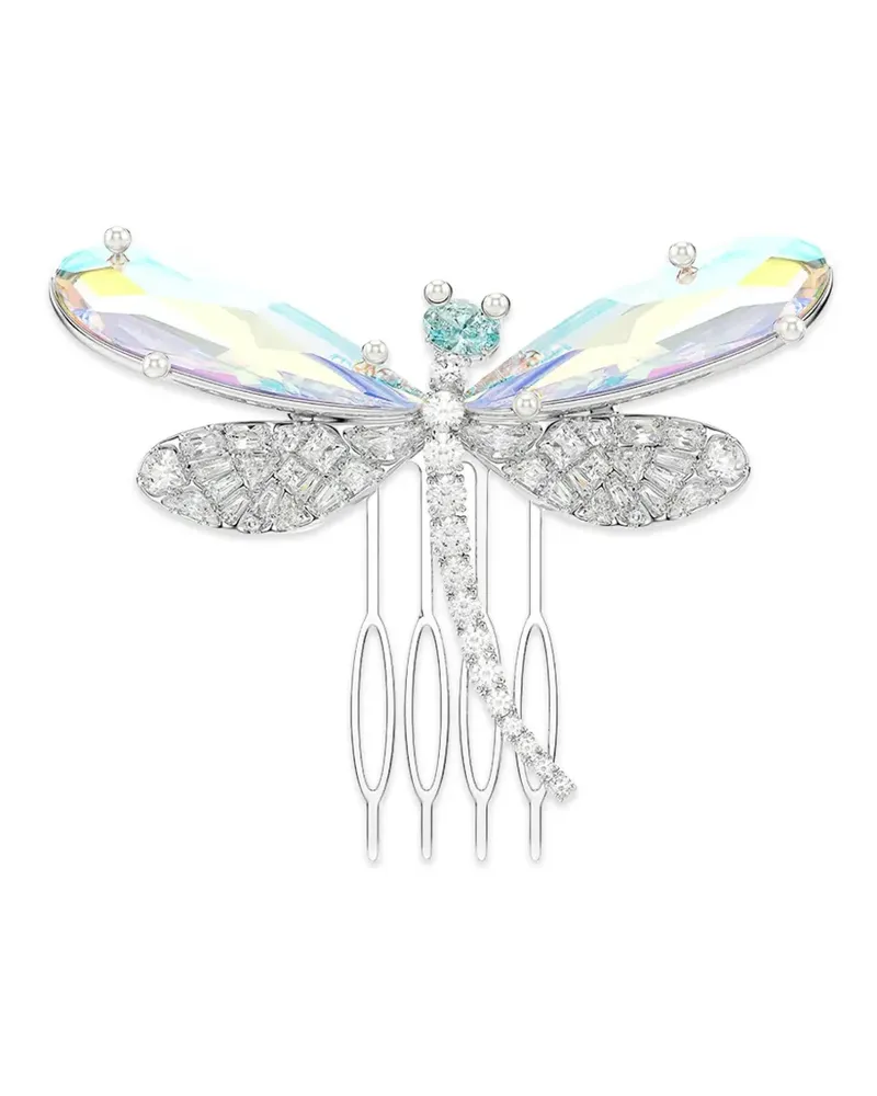 Swarovski x Ariana Grande Haarkamm mit Libellen-Kristallen - Silber Silber