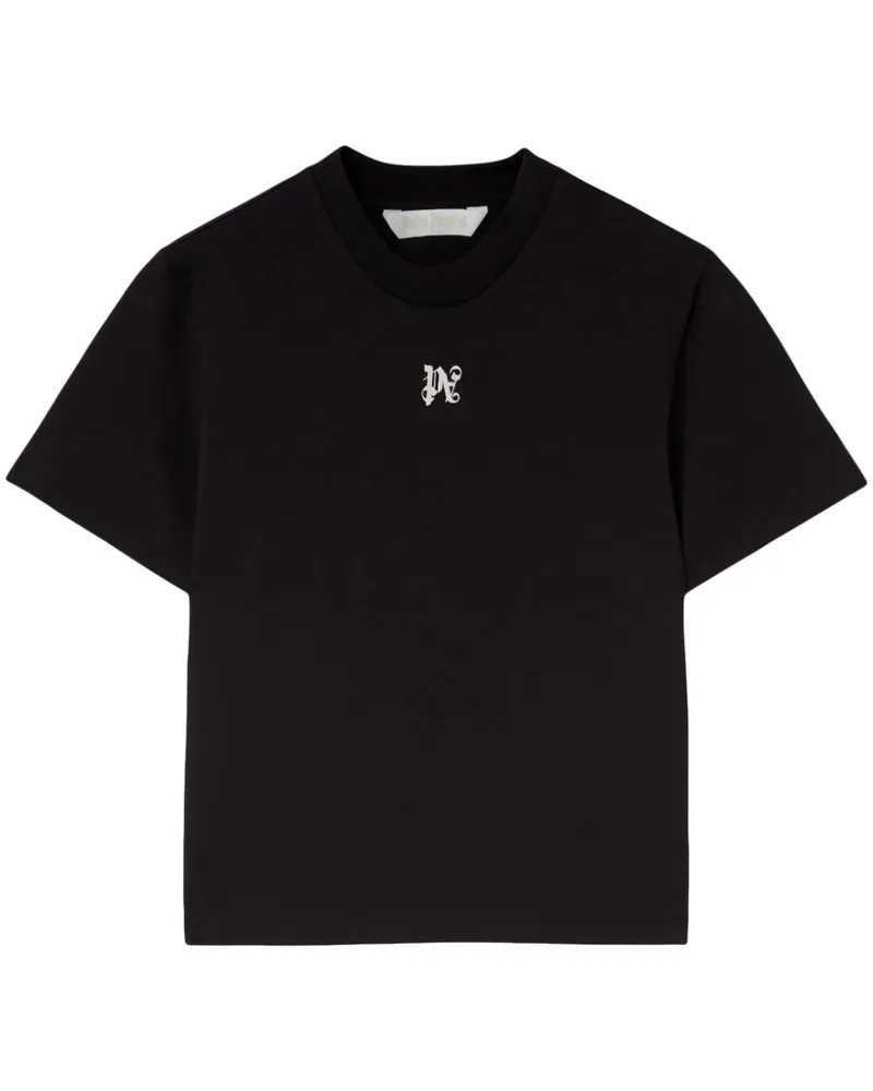 Palm Angels Hemd mit Monogramm - Schwarz Schwarz