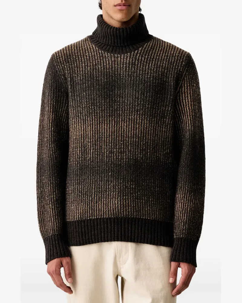 Marc O'Polo Gerippter Rollkragenpullover - Nude Nude