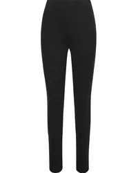 Oscar de la Renta Skinny-Hose mit hohem Bund Schwarz