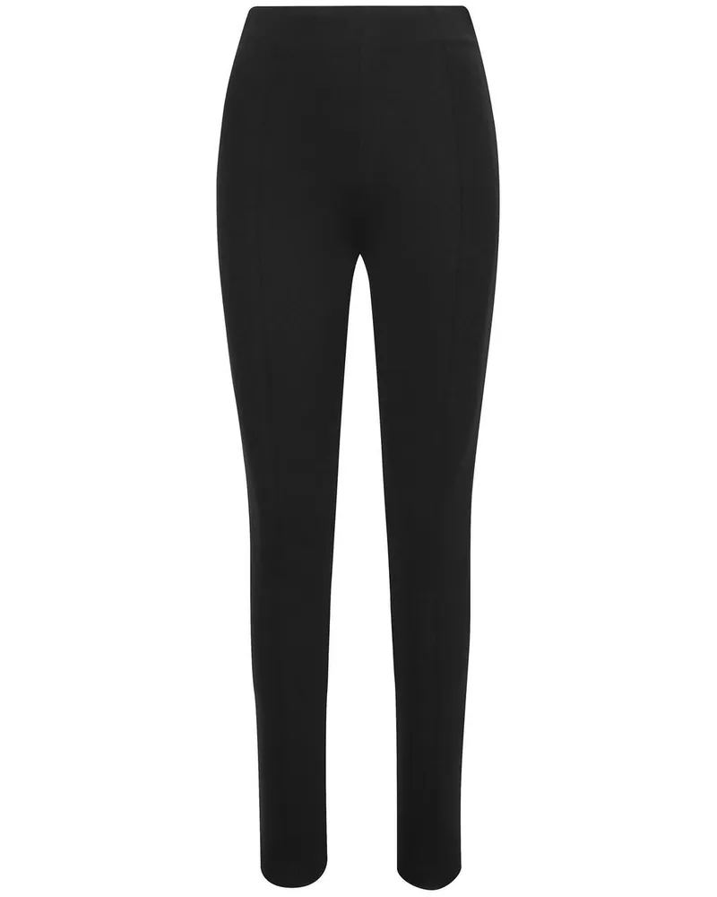 Oscar de la Renta Skinny-Hose mit hohem Bund - Schwarz Schwarz