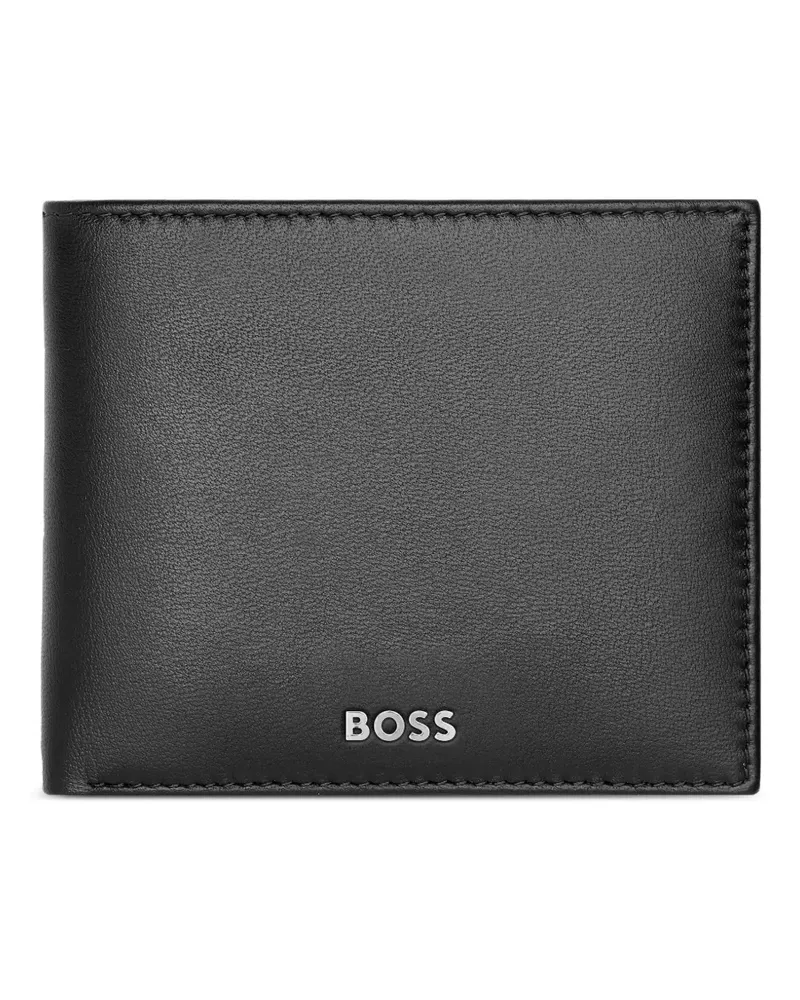 HUGO BOSS Portemonnaie mit Logo-Print - Schwarz Schwarz