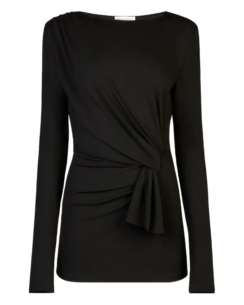 Nina Ricci long-sleeves blouse - Schwarz Schwarz