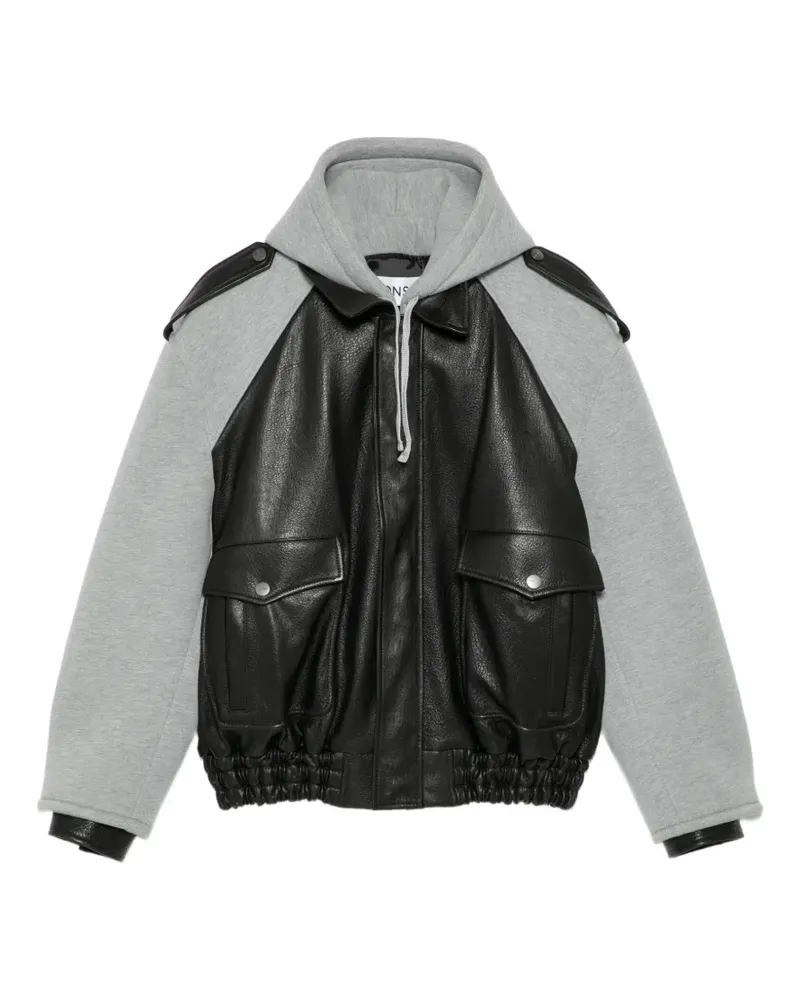 Monse Bomberjacke im Hybrid-Design - Schwarz Schwarz