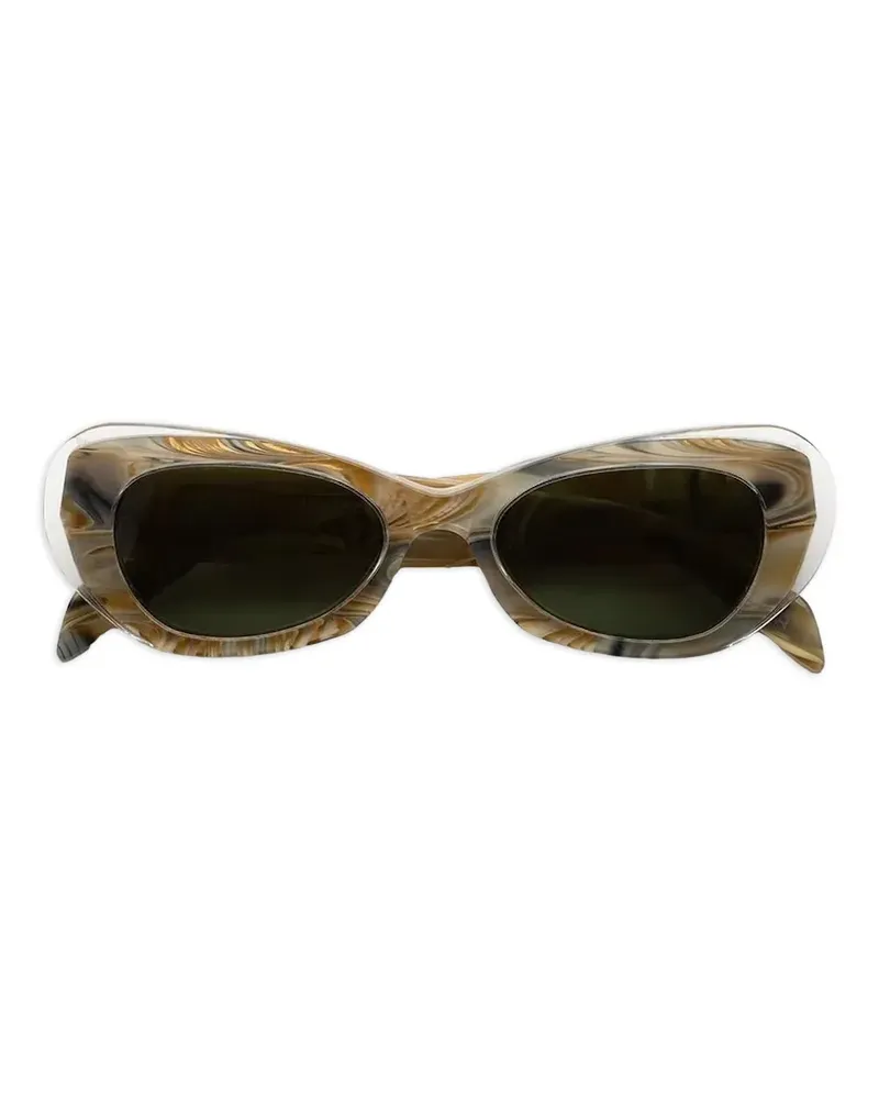RETROSUPERFUTURE Sonnenbrille mit Marmor-Effekt - Braun Braun