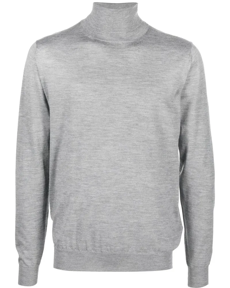 Fedeli Pullover mit Stehkragen - Grau Grau