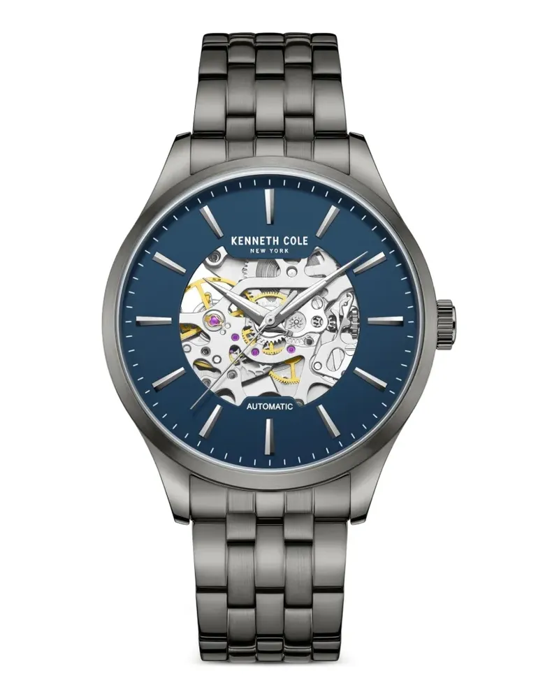 Kenneth Cole Armbanduhr mit Skelett-Zifferblatt 42mm - Blau Blau
