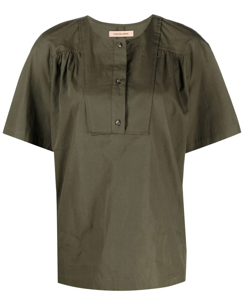 Yves Salomon Kurzärmeliges Poloshirt - Grün Grün