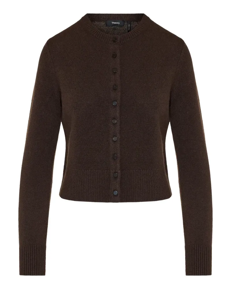 Theory button-up cashmere cardigan - Braun Braun