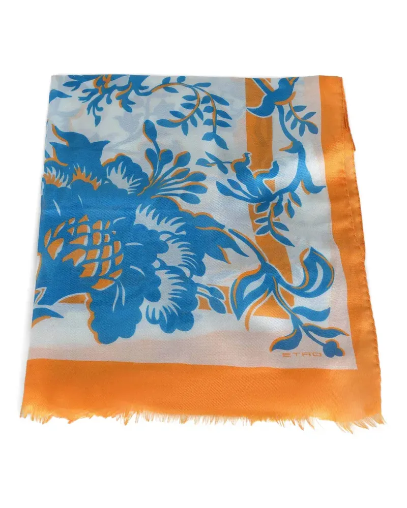 Etro floral boheme scarf - Weiß Weiß