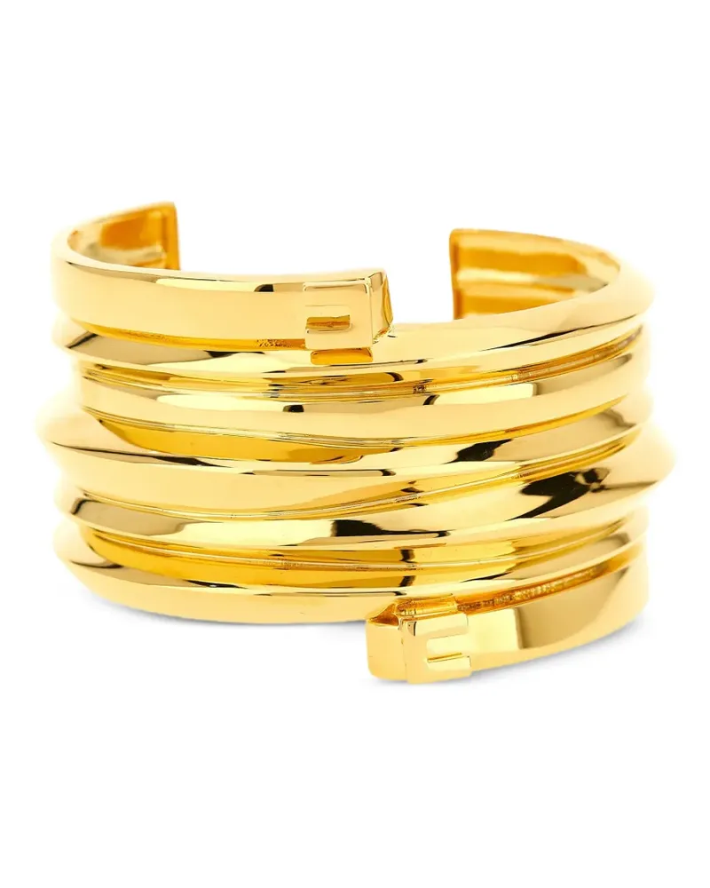 Elisabetta Franchi Armreif mit Spiralform - Gold Gold