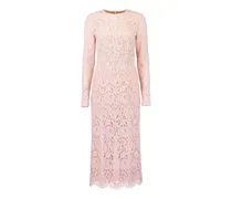 Langärmeliges Kleid - Rosa