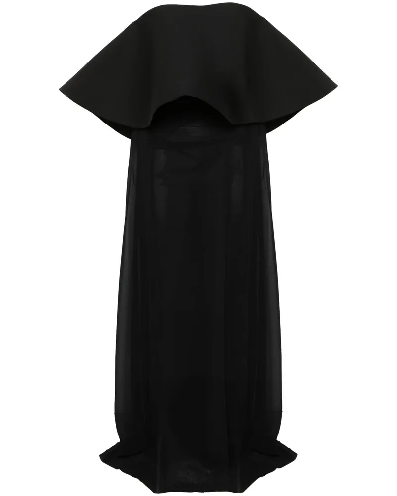 Jacquemus Vela Abendkleid Schwarz