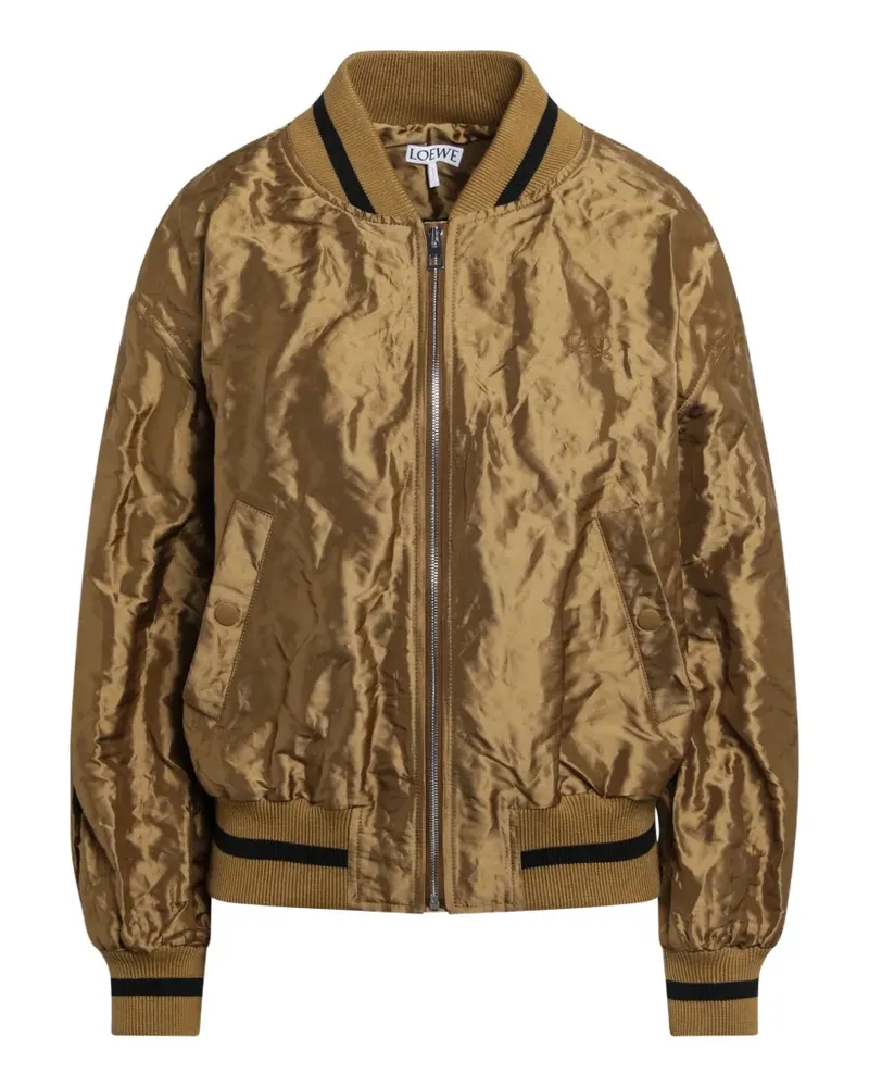 Loewe front pockets bomber jacket - Braun Braun