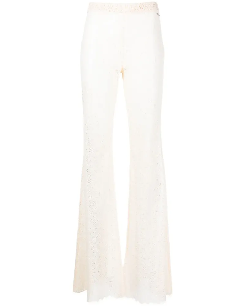 Dsquared2 Hose mit transparenter Spitze - Nude Nude