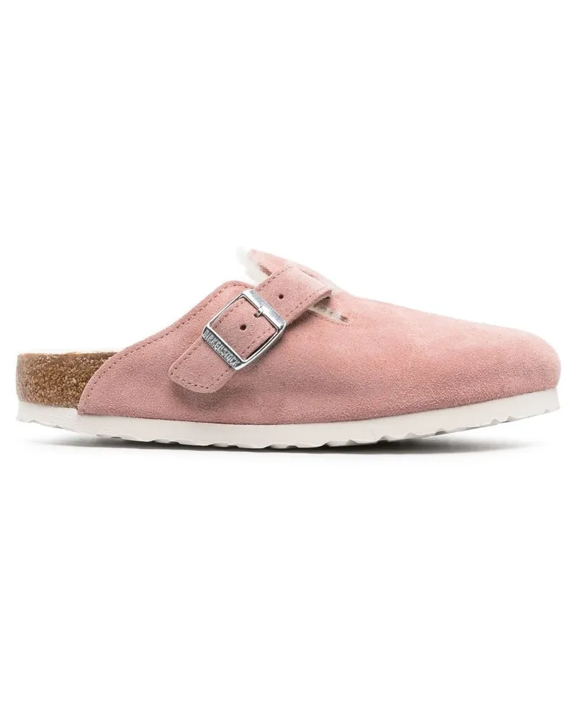 Birkenstock Pantoletten mit Schnallen - Rosa Rosa