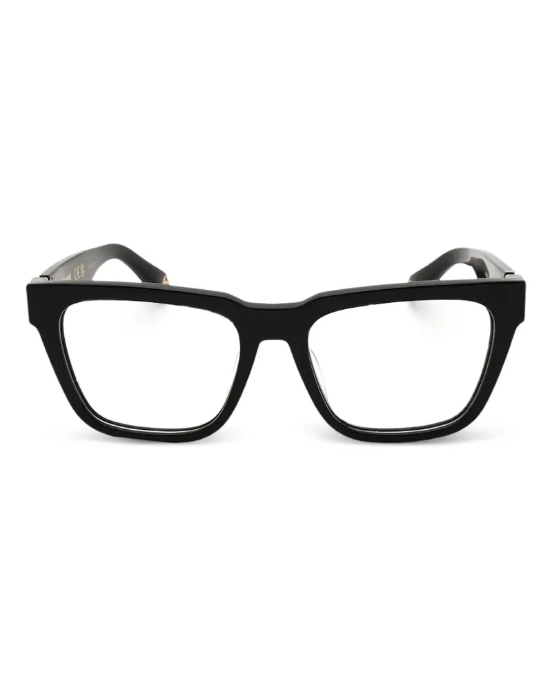 Roberto Cavalli Brille mit eckigem Gestell - Schwarz Schwarz