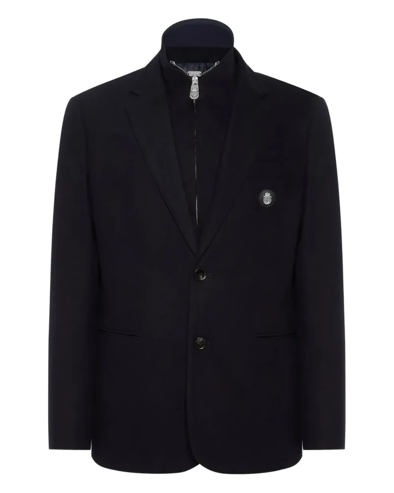 Billionaire Sakko mit Logo-Patch - Blau Blau