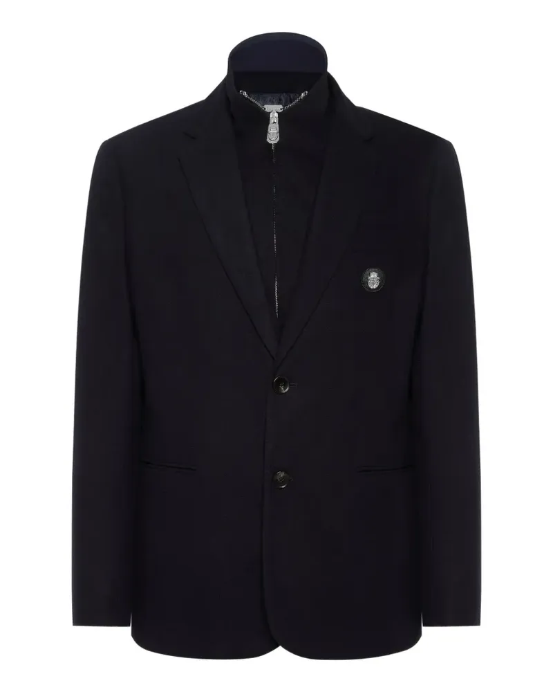 Billionaire Sakko mit Logo-Patch - Blau Blau