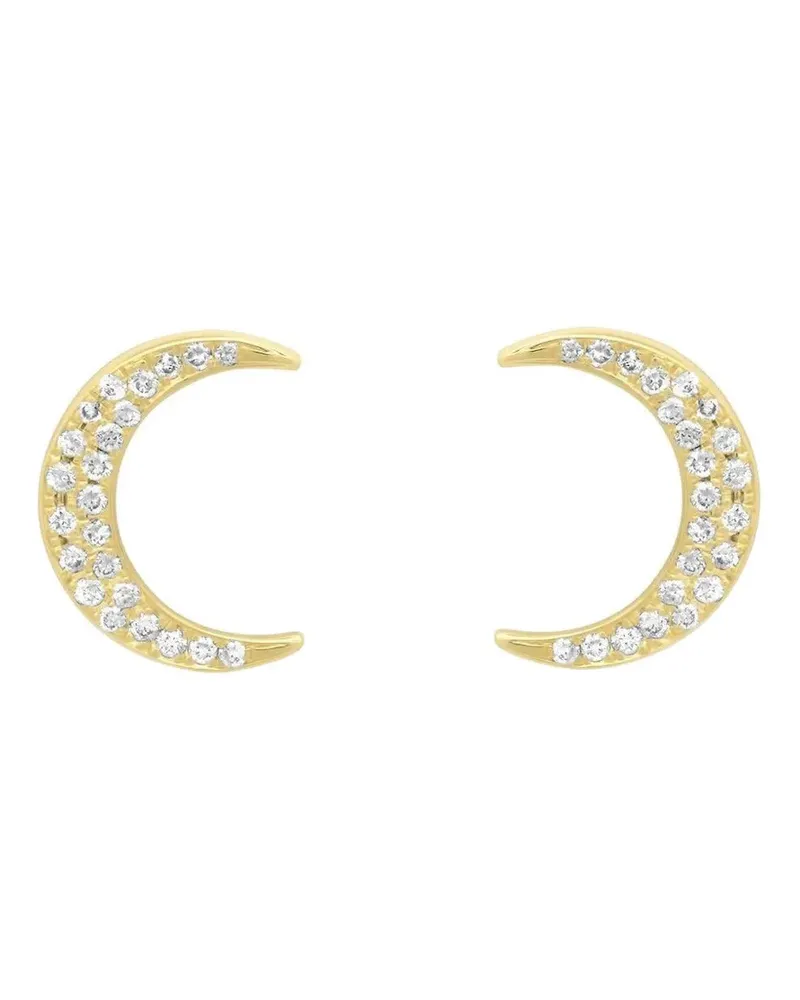 Jennifer Meyer mini Carson stud earrings - Gold Gold